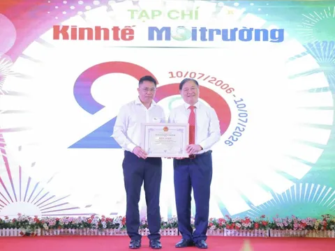 Tạp chí Kinh tế Môi trường nhận Bằng khen của Liên Hiệp hội Việt Nam