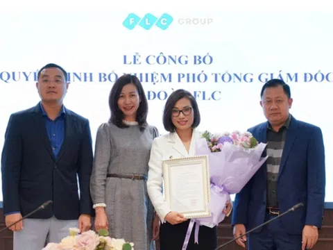 Bà Trần Thị Hương ngồi ghế Phó tổng giám đốc FLC