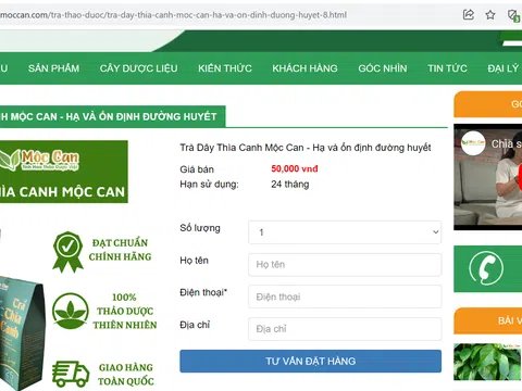 Công ty Cổ phần Thảo Dược Mộc Can quảng cáo sản phẩm sai sự thật, có dấu hiệu lừa dối người dùng