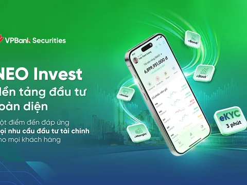 VPBankS mang đến trải nghiệm đầu tư tối giản với ứng dụng NEO Invest