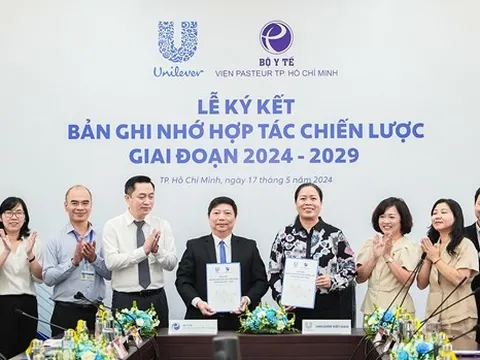 Lễ ký kết hợp tác Unilever Việt Nam cùng Viện Pasteur giai đoạn 2024-2029