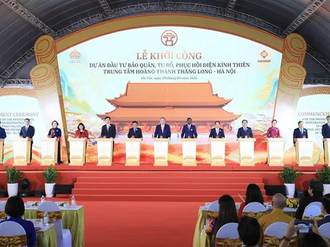 Khởi công Dự án đầu tư bảo quản, tu bổ, phục hồi Điện Kính Thiên